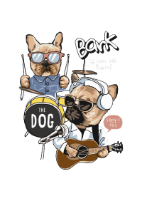 Pugs Rockeros y Patriotas